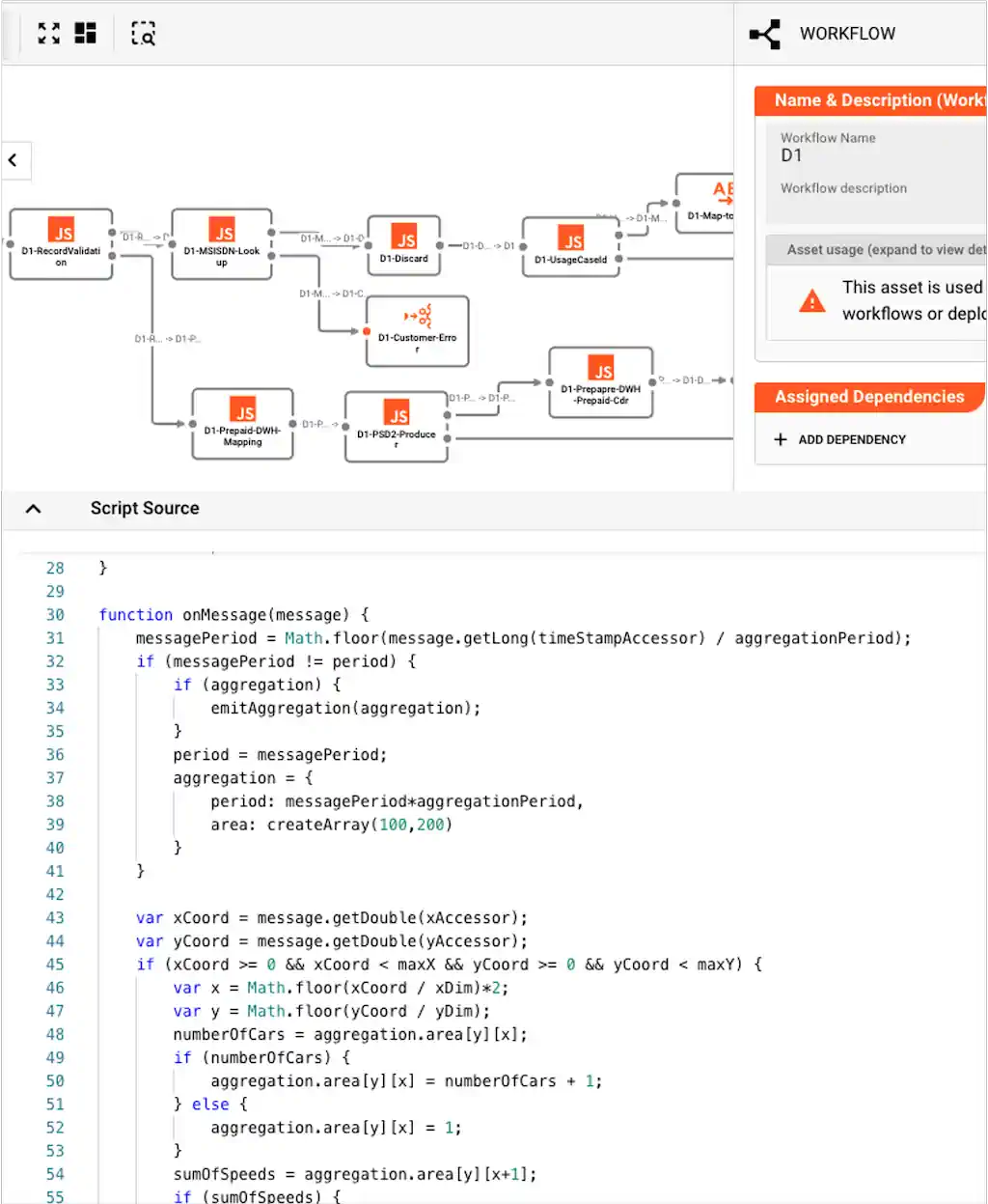 Configuration Center Workflow setup