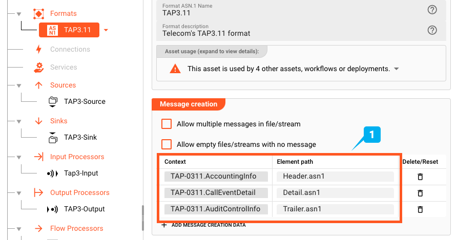 Defining Message Types in layline.io